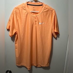 Nike Men's Polo Shirt in Vibrant Orange